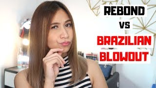 BRAZILIAN BLOWOUT VS REBOND  WHICH IS BETTER REBOND OR BRAZILIAN BLOWOUT  Lolly Isabel [upl. by Oned189]