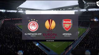 Olympiacos Piraeus vs Arsenal UEFA Europa League 201920  Round of 32  FIFA 20 [upl. by Harness640]