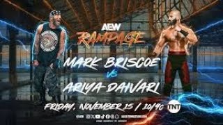 WWE 2K24 AEW Rampage 11152024 Mark Briscoe Vs Ariya Daivari [upl. by Drofdeb]