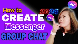 How to create Messenger GroupPaano gumawa ng messenger Group 2024 [upl. by Kathy]