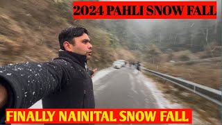 Nainital Main finally snowfall nainital main 2024 ki pehli Snow fall 9 December 2020 [upl. by Eillime]