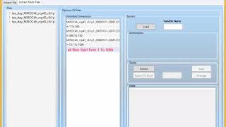 NetCDFExtractor V20  Option 2 [upl. by Derek]