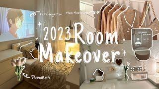 Aesthetic room makeover 🧸🌷 pinterest amp korean style inspired [upl. by Eelasor]