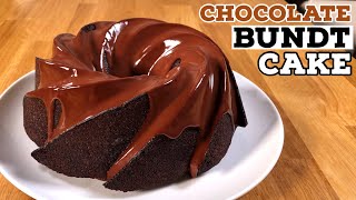 Chocolate Bundt cake Recipe Chocolate Espresso bundt cake  Just Cook [upl. by Nhaj]