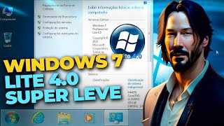 MELHOR WINDOWS 7 LITE 30 PC FRACO 2GB RAM 🚀 [upl. by Ailyt]