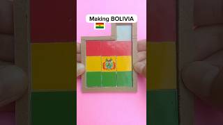 Amazing BOLIVIA Flag Cardboard Puzzle Games bolivia [upl. by Iluj898]