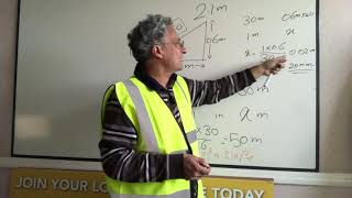 Calculating gradient of a slope [upl. by Melise]