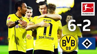 Klopps Borussia Dortmund vs Hamburger SV  Full Game  1314 – Aubameyang Lewandowski amp Reus [upl. by Assi]