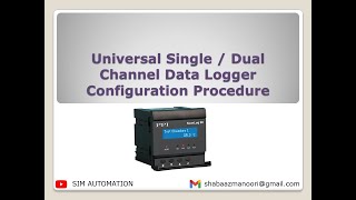 PPI Scanlog 96 Data Logger Configuration Procedure tutorial by simautomation datalogger tending [upl. by Konrad]