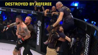 Referees vs Fighters  Craziest And Funniest Moments [upl. by Keese640]