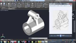 Belajar Autocad 3dimensi pemula  11 [upl. by Innob826]