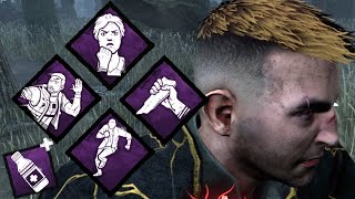 Dead by Daylight 823  AntiTunnel Resilient Man build No Commentary [upl. by Nedap]