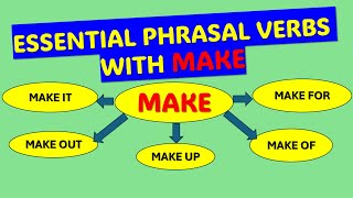 ESSENTIAL PHRASAL VERBS WITH MAKE [upl. by Hajed]