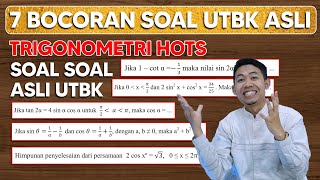 7 SOAL ASLI UTBK TRIGONOMETRI  UTBK 2022 [upl. by Rocca]