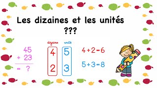 Maths CP  les dizaines et les unités comment ça marche Comment lexpliquer aux enfants [upl. by Elpmid74]