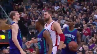 Raptors Highlights Valanciunas AndOne  January 1 2016 [upl. by Charissa360]