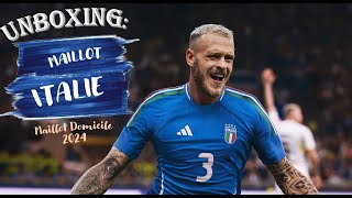 UNBOXING Maillot Domicile Equipe de lITALIE Euro 2024  Flocage Gorginho [upl. by Arluene]