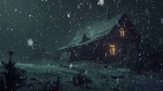 Intense Blizzard amp Howling Wind Sounds  Winter Snow Ambience  Dark Screen Snowstorm [upl. by Lundgren231]