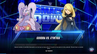 WWE 2K23 GOODRA VS CYNTHIA [upl. by Einavoj]