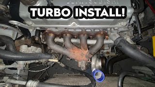 BUDGET EVO LANCER CONVERSION TURBO INSTALL 4g93 SOHC Turbo Conversion [upl. by Everett]