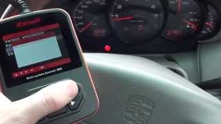 HOW TO Remove Porsche CHECK Engine Warning Light [upl. by Laurene]