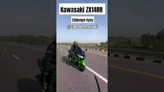 Kawasaki ZX14RR 235flyby automobile zx14 kawasakininja lucknow kawasakininja [upl. by Noned]