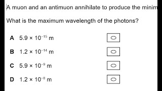 Particles Multichoice Question 6 [upl. by Yllier110]