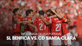 ResumoHighlights SL Benfica 30 CD Santa Clara [upl. by Curkell]