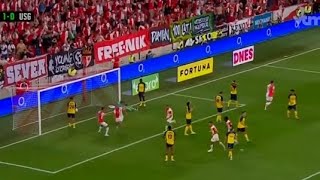 Highlights Goal Tomas Chory Slavia Praha 20 Royale Union SG [upl. by Ailero]