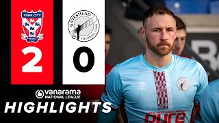 Heed rue missed chances in New Years Day defeat  York City 20 Gateshead  HIGHLIGHTS [upl. by Llerroj115]