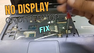 Acer Aspire 5250 Power On Some Second Before Off No Display Solution  LA7092P Bios fix  Teardown [upl. by Elagiba]