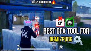 Best GFX TOOL For BgmiPubg 90FPS Unlocked Update 33 🔥✔️pubgmobile [upl. by Ivel505]