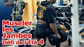 Séance de Musculation des Jambes Pour Sécher Défi 04 [upl. by Namreg]