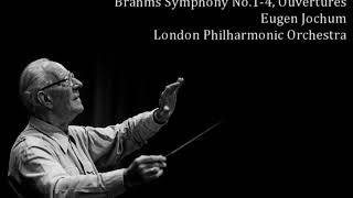 Brahms  Symphony No14 Ouvertures Eugen Jochum LPO [upl. by Ailenroc]