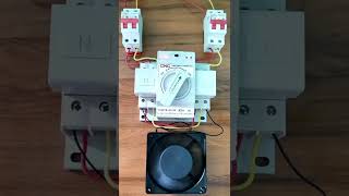 Automatic Changeover Switch Installation Double Power Automatic Changeover Wiring [upl. by Gen]