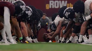 First Pads Practice  Gopher Football 2024 Spring Ball [upl. by Juli534]