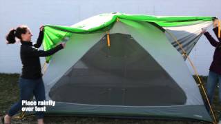 How to set up the EMS Big Easy 6 Tent [upl. by Nosemaj]