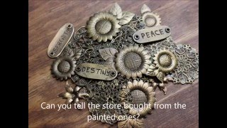 How to get an antique bronze finish on metal [upl. by Nesnah]