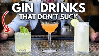 3 INCREDIBLE Gin Cocktails To Turn You Into a Gin Lover [upl. by Aztin]