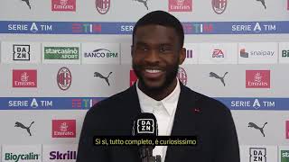 Journalist asks Fikayo Tomori to pronounce his full name 😂😂 [upl. by Niatsirt]