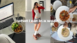 what i eat in a week postgrad student healthy recipes home family life [upl. by Eicart]