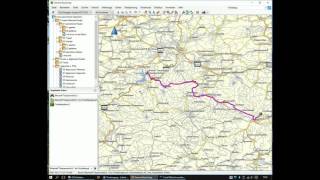 eine Route planen mit BaseCamp [upl. by Oiralih]