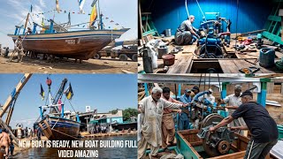 New Boat is Ready New BOAT BUILDING FULL VIDEO AMAZING [upl. by Rehportsirhc]