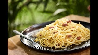 Prawdziwe SPAGHETTI CARBONARA  Pascal przedstawia [upl. by Onidranreb585]