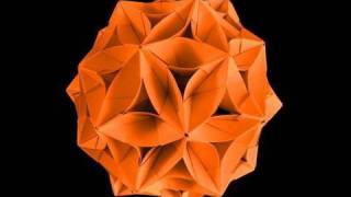 How to make an Origami Bucky Flower Ball from Stella Conica modules [upl. by Lemmy]