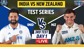 IND vs NZ 3rd Test Day 2 LIVE  India vs New Zealand 3rd Test Match 2024  Live Score updates [upl. by Solitta986]