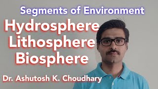 Segments of Environment  Hydrosphere  Lithosphere  Biosphere  Part 2 EVS [upl. by Dianthe]