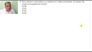 Ejercicio 91  Admisión Chapingo  Propedéutico  HABILIDAD NUMÉRICA [upl. by Nessej821]