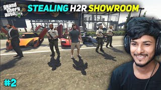 I STEAL H2R SHOWROOM FOR 2000000  GTA V 2 [upl. by Ocirderf]