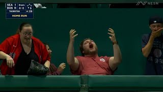 Red Sox fan DEVASTATED after dropping home run ball  ESPN MLB [upl. by Samuele]